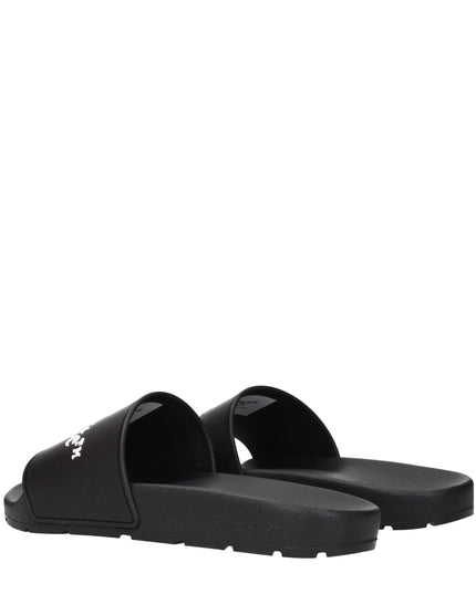 Off-White Black Cotton Slippers