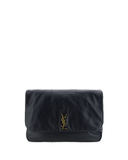 Saint Laurent Black Lamb Ovis Aries Aries Shoulder Bag