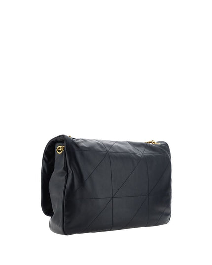 Saint Laurent Black Lamb Ovis Aries Aries Shoulder Bag