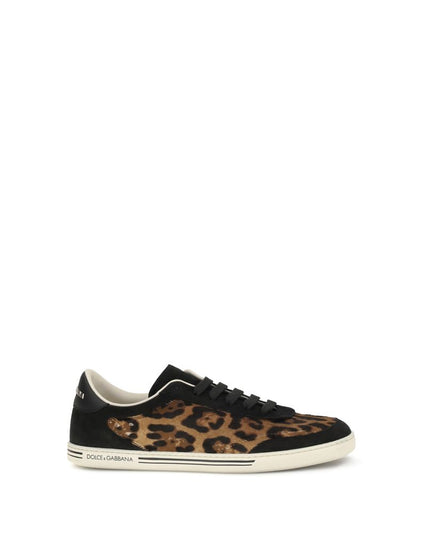 Dolce & Gabbana Multicolor Lamb Ovis Aries Aries Low Top Sneakers