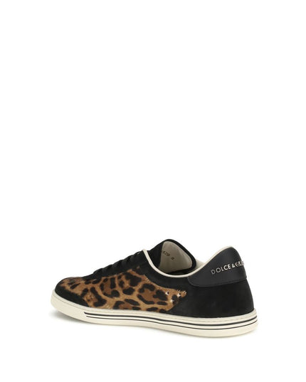Dolce & Gabbana Multicolor Lamb Ovis Aries Aries Low Top Sneakers