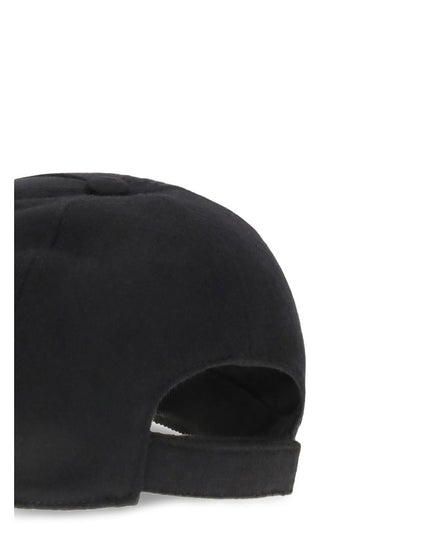 Fendi Black Wool Cap (Baseball Hat)