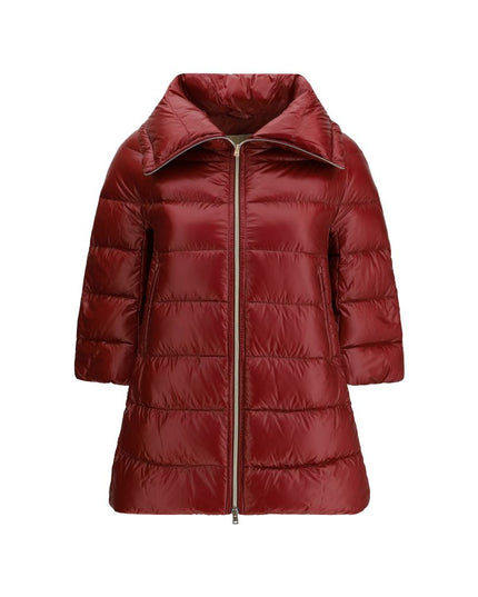 Herno Bordeaux Polyester Coat