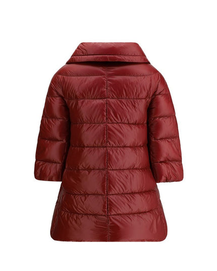 Herno Bordeaux Polyester Coat