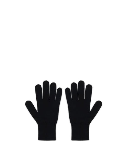 MM6 Black Wool Gloves
