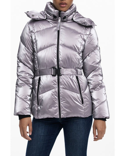 Desigual Pink Polyethylene Women Jacket