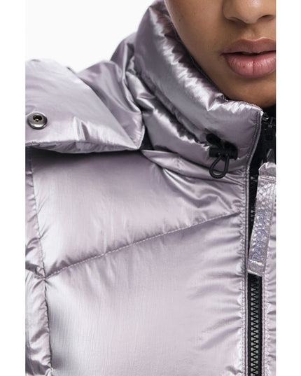 Desigual Pink Polyethylene Women Jacket