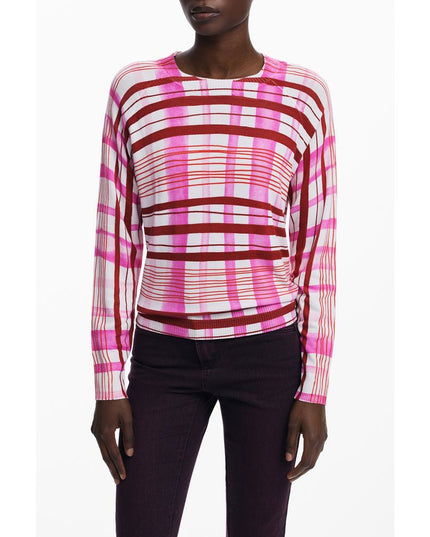 Desigual Pink Viscose Women Sweater