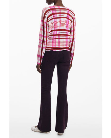 Desigual Pink Viscose Women Sweater