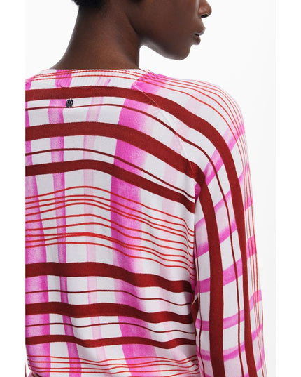 Desigual Pink Viscose Women Sweater