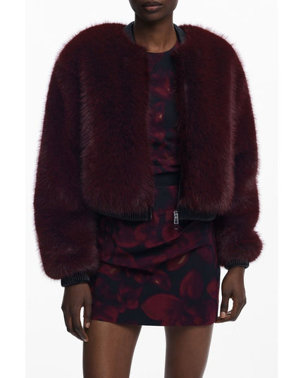 Desigual Red Polyester Women Jacket