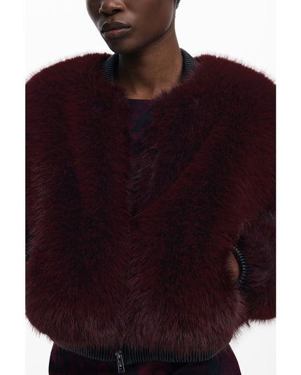 Desigual Red Polyester Women Jacket