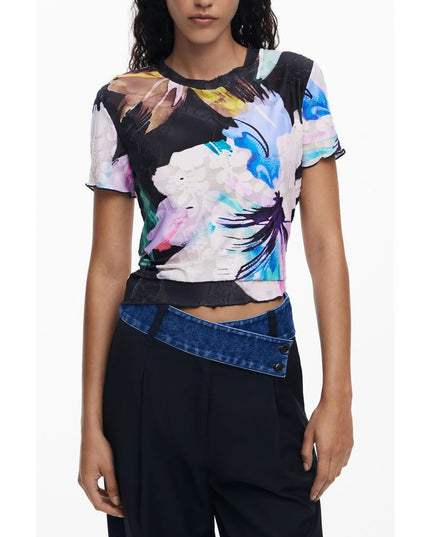 Desigual Black Polyester Women T-Shirt