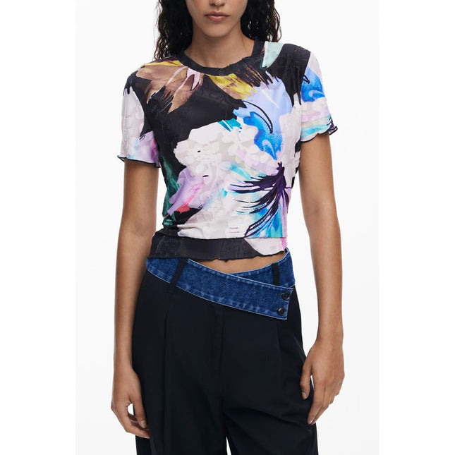 Desigual Black Polyester Women T-Shirt
