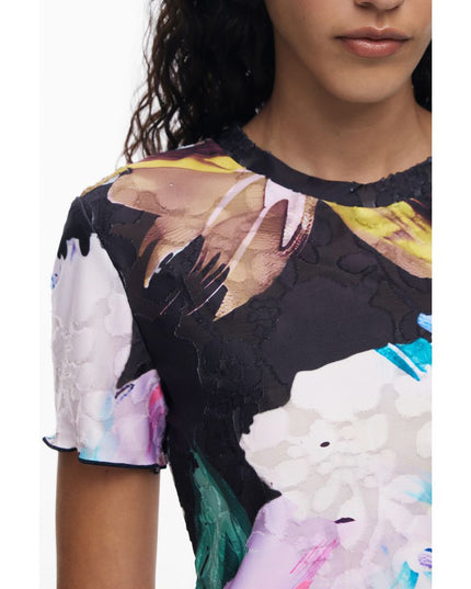 Desigual Black Polyester Women T-Shirt