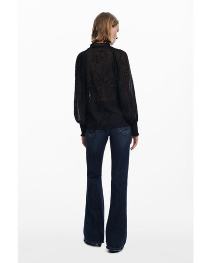 Desigual Black Polyester Women Blouse