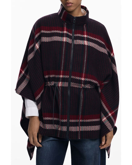 Desigual Black Polyester Women Poncho