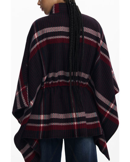 Desigual Black Polyester Women Poncho