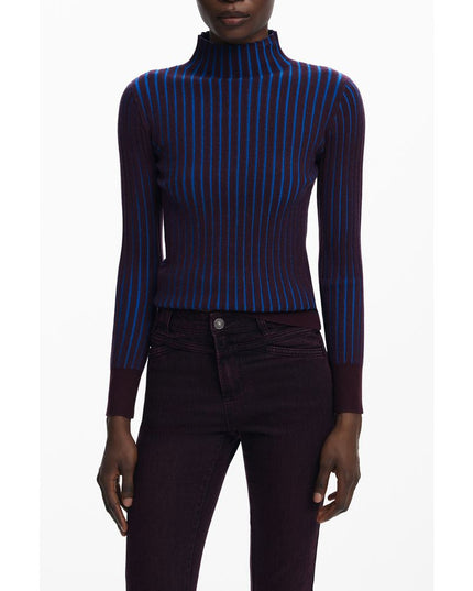 Desigual Brown Polyester Women Sweater