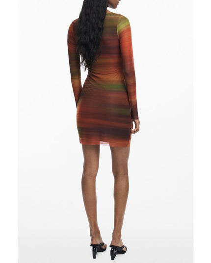 Desigual Orange Polyester Women Dress