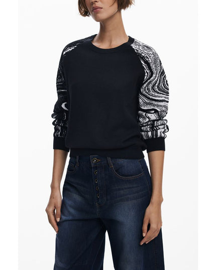 Desigual Black Polyester Women Sweater