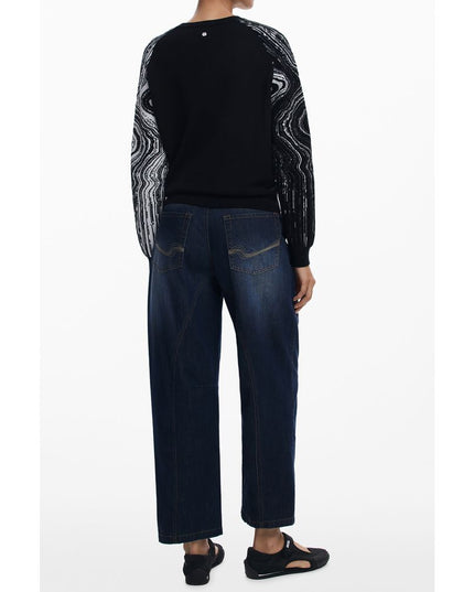 Desigual Black Polyester Women Sweater