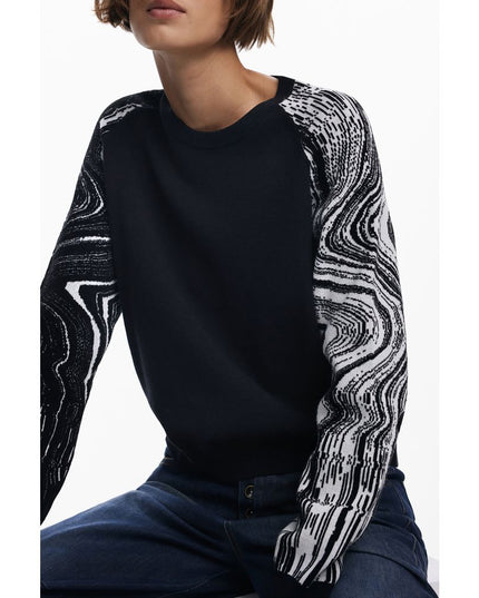 Desigual Black Polyester Women Sweater
