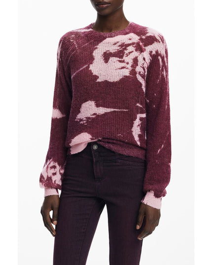 Desigual Pink Wool Women Sweater