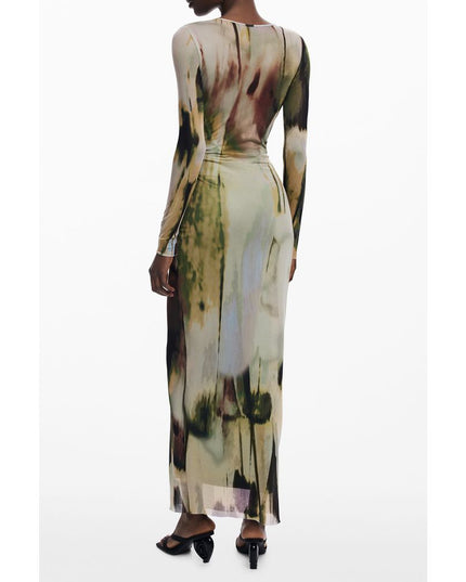 Desigual Green Polyester Women Dress