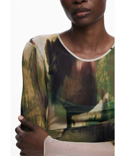 Desigual Green Polyester Women Dress