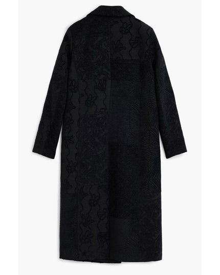 Desigual Black Polyester Women Coat