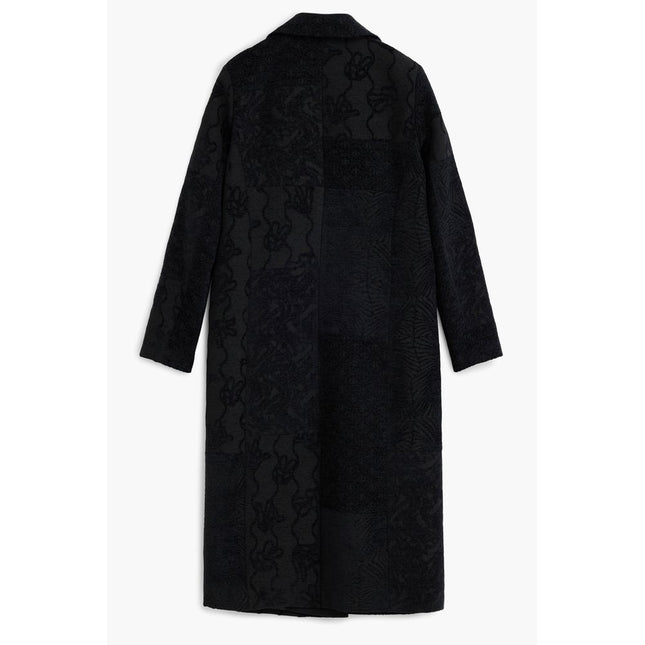 Desigual Black Polyester Women Coat