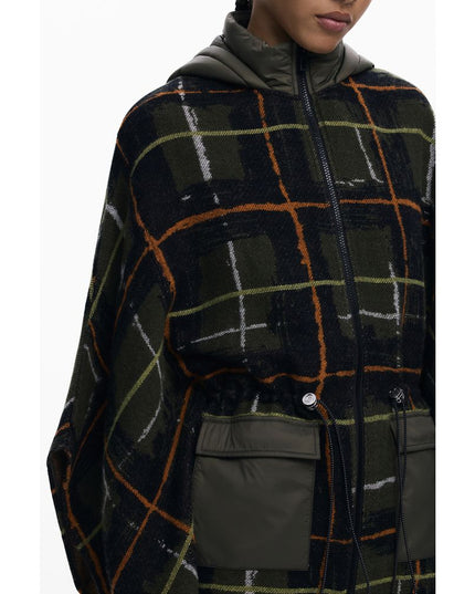 Desigual Green Polyester Women Poncho