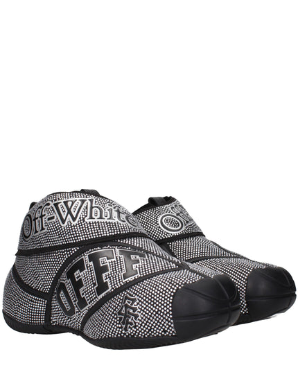 Off-White Black Cotton Sneakers