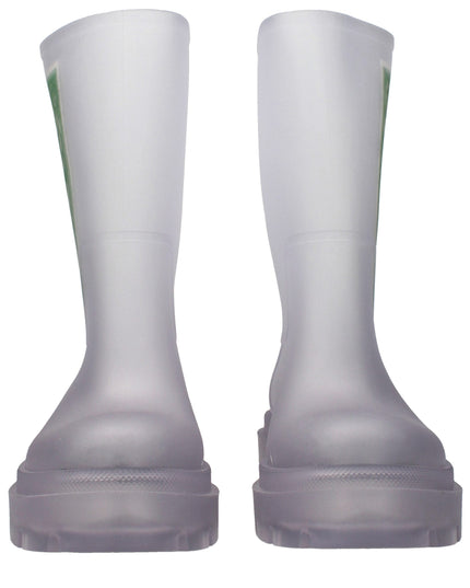 Off-White Transparent Pvc Ankle Boots