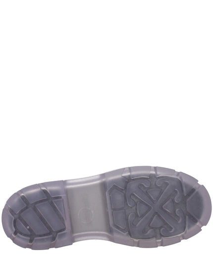 Off-White Transparent Pvc Ankle Boots