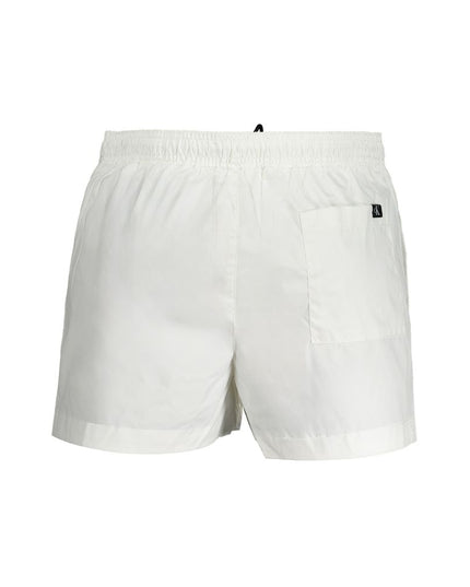 Calvin Klein White Polyester Men's Swim Boxer