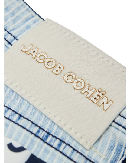 Jacob Cohen Blue Cotton Skinny Jean