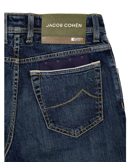 Jacob Cohen Blue Cotton Skinny Jean