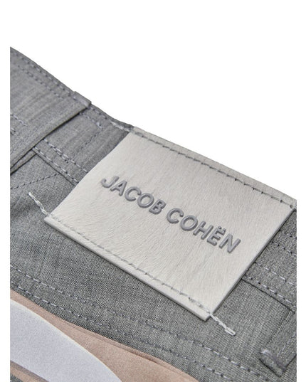 Jacob Cohen Gray Wool Casual Pants