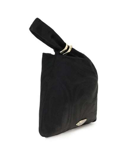 Emilio Pucci Black Silk Clutch Bag