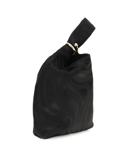 Emilio Pucci Black Silk Clutch Bag