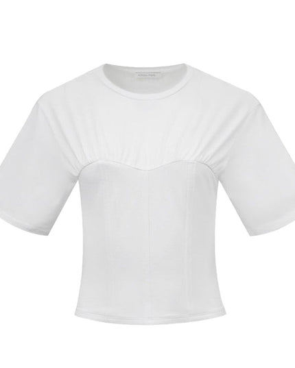 Patrizia Pepe White Cotton T-Shirt