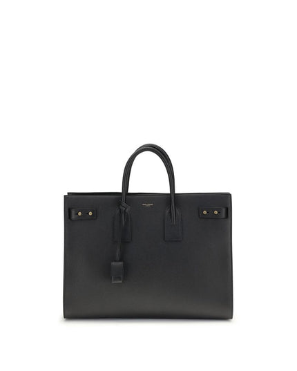 Saint Laurent Black Calf Leather Bos Taurus Handbag