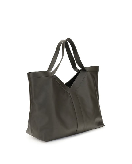 Saint Laurent Green Calf Leather Bos Taurus Shoulder Bag