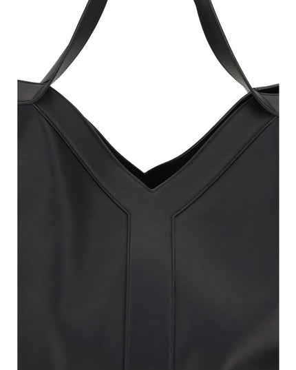 Saint Laurent Black Calf Leather Bos Taurus Shoulder Bag