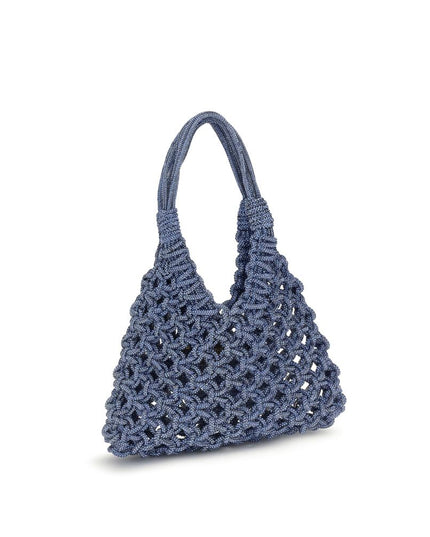 HIBOURAMA Blue Resin Handbag