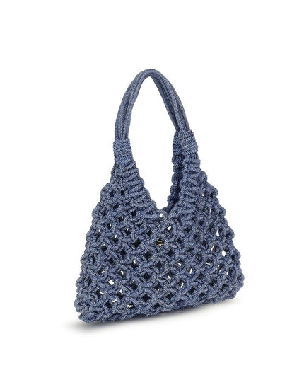 HIBOURAMA Blue Resin Handbag
