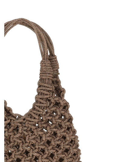 HIBOURAMA Brown Resin Handbag