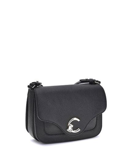 Coccinelle Black Calf Leather Bos Taurus Shoulder Bag